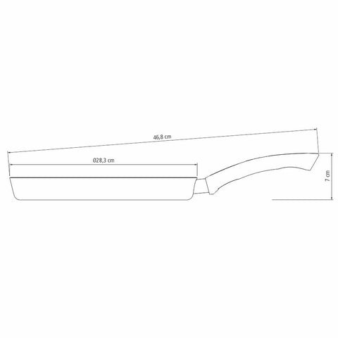 Frigideira Panquequeira Tramontina 28cm Antiaderente Starflon Max 1,8L Alumínio Chumbo