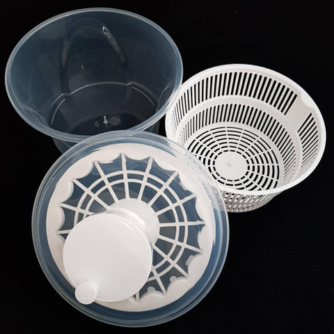 Secador de Salada Centrifuga Manual Seca Verduras e Vegetais Arthi Branco