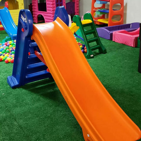 Escorregador Infantil 4 Degraus Xalingo Playground para Criança Master Laranja