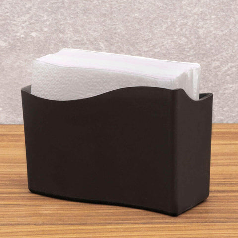 18 Suportes Porta Guardanapo e Sache para Restaurante 14cm Mesa Bar Padaria Brinox Preto