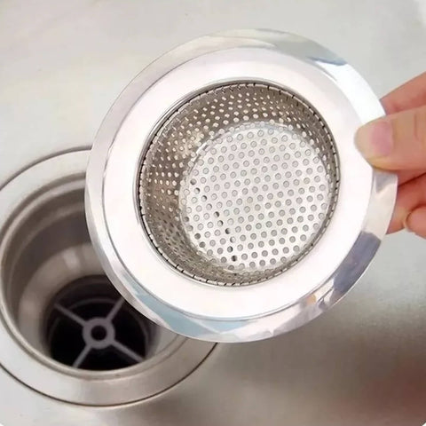 Ralo de Pia de Cozinha Protetor Filtro Ralinho Aço Inox Yazi 9cm