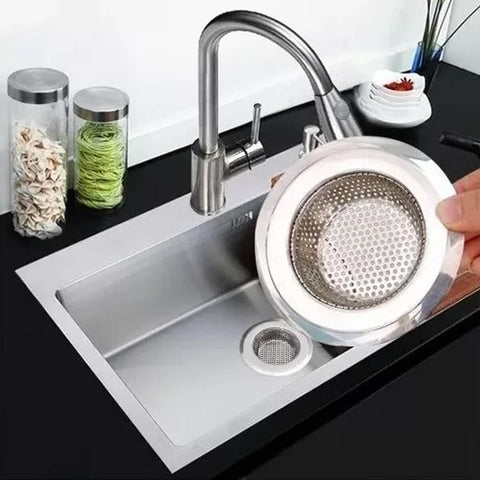 Ralo de Pia de Cozinha Protetor Filtro Ralinho Aço Inox Yazi 9cm