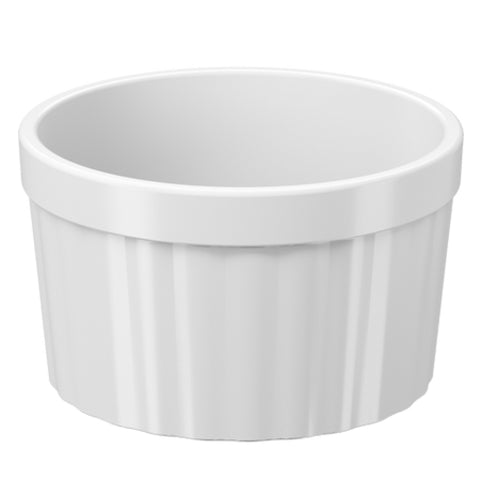 Ramekin Branco Canelado 150ml Tigela Bowl 7,9cm Uno Coza para Servir Molhos