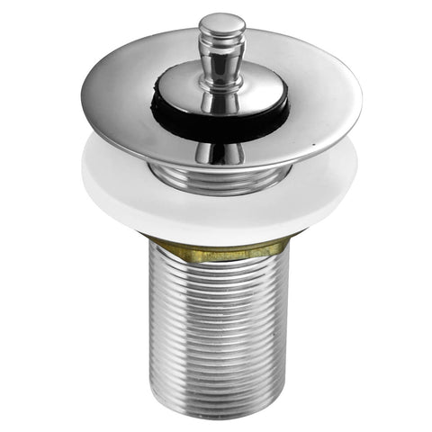 Válvula de Escoamento para Pia de Banheiro 2,7cm Inox Ralo de Cuba Lavabo