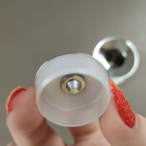 Válvula de Escoamento para Pia de Banheiro 2,7cm Inox Ralo de Cuba Lavabo