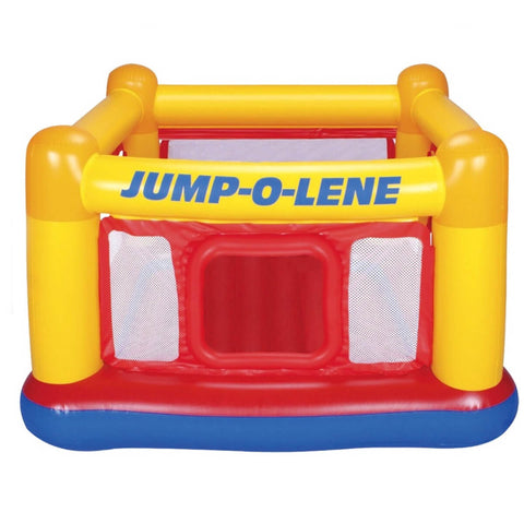 Pula Pula Infantil Brinquedo Inflável de Criança Cama Elástica Intex Playhouse Jump-O-Lene