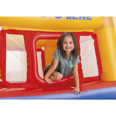 Pula Pula Infantil Brinquedo Inflável de Criança Cama Elástica Intex Playhouse Jump-O-Lene
