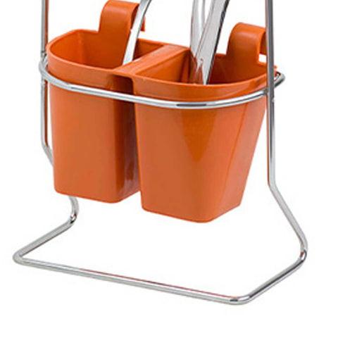 Porta Talheres para Servir na Mesa Bancada Garfo e Faca Cozinha Pia Suporte Organizador