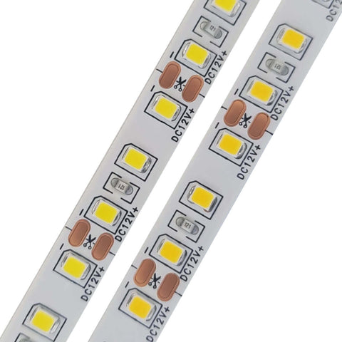Kit 4 Rolos Fita Led 5m 3000k Adesiva com 4 Fontes Alimentação Slim Chaveada 12V 5A 60W