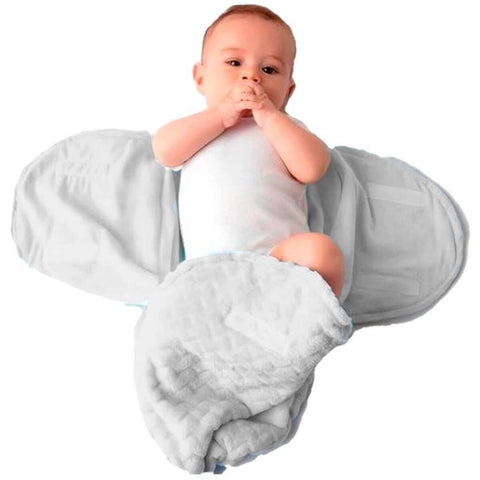 Saco de Dormir Casúlo Bebê Recém Nascido Baby Super Soft Infantil Buba Cinza