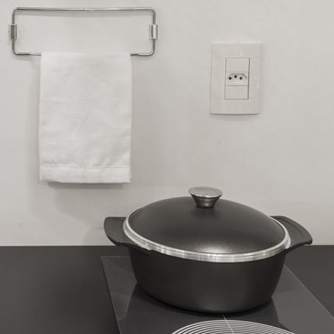 Porta toalha Simples de Cozinha Suporte Pano de Prato Pendurador de Parede