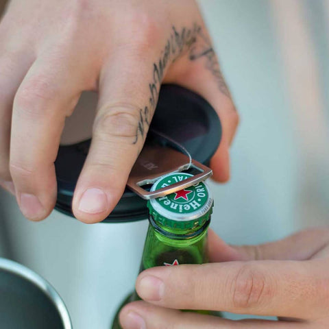 Copo Térmico Stanley para Cerveja ou Café com Tampa e Abridor Aço Inox Azul