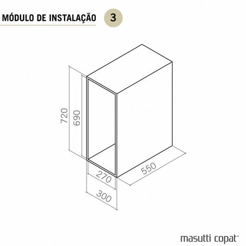 Lixeira de Embutir Preta Masutti Deslizante para Cozinha 15l com Tampa Click com Corrediças