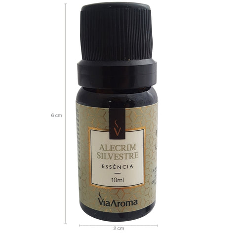 Kit Aromatizador Elétrico Plástico Essências Via Aroma Alecrim Silvestre E Vanilla