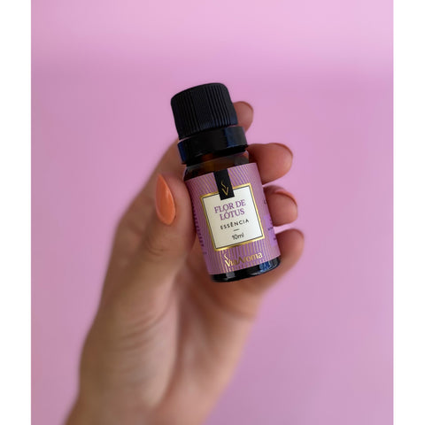 Kit 10 Essências Aromatizadoras Para Difusor Elétrico 10ml Via Aroma Flor De Lótus