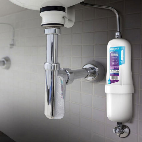 Kit 2 Refis para Filtro Purificador de Água Multiuso Bebedouro Industrial Pré Acquabios Branco