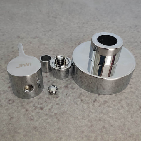 Acabamento para Registro Redondo Padrão Deca Seattle Jiwi Zamac Cromado