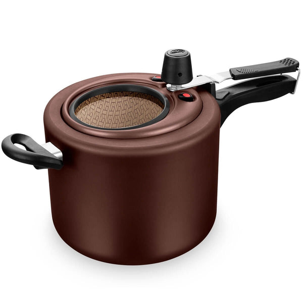 Panela de Pressão 4,5l com Visor Superior Alumínio Antiaderente