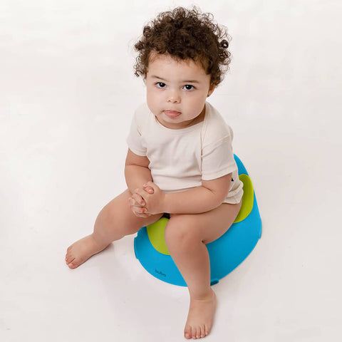 Troninho Infantil com Recipiente Removível Penico para Bebê até 40kg Buba Azul