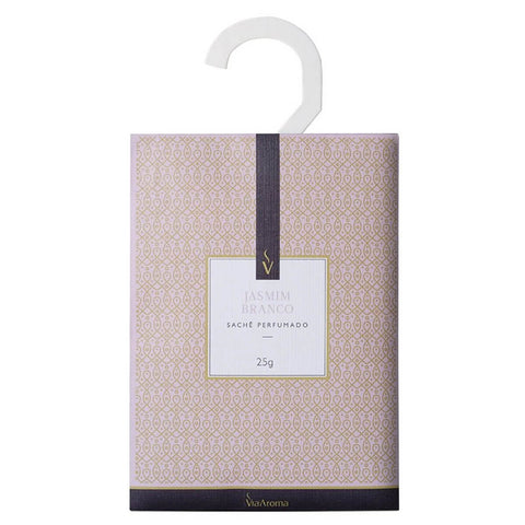 Sachê Perfumado Via Aroma Aromatizador 10g Peônia Garden para Guarda Roupa Gaveta