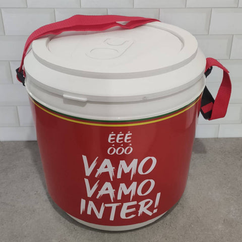 Cooler do Internacional Caixa Térmica 24 latas 350ml 18 latões 473ml Grande Redondo