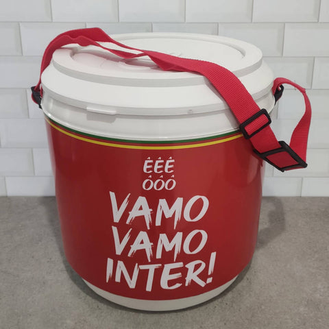 Cooler do Internacional Caixa Térmica 24 latas 350ml 18 latões 473ml Grande Redondo