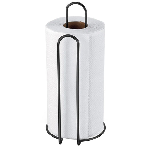 Suporte Porta Rolo de Papel Toalha Mesa Bancada Preto Organizador Passerini Black