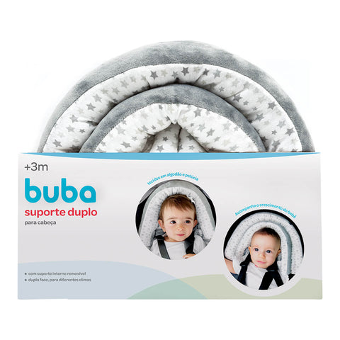 Apoio de Cabeça para Cadeirinha Bebê Duplo Buba Interno Removível Dupla Face