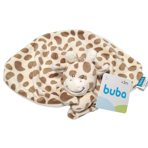 Naninha Girafa Buba Nana para Bebê Paninho de Dormir 30cm Soninho Girafinha