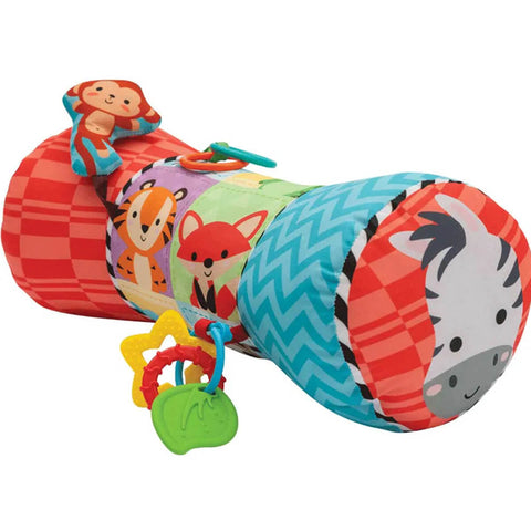 Almofada Rolinho De Atividades Buba Colorido Brinquedo Infantil Poliéster +4 Meses