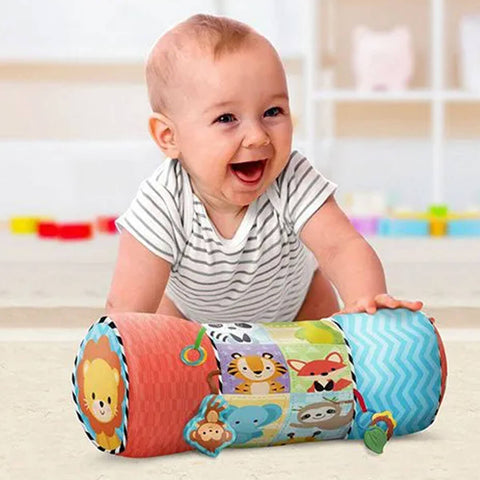 Almofada Rolinho De Atividades Buba Colorido Brinquedo Infantil Poliéster +4 Meses