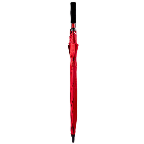 Guarda Chuva Fazzoletti 122cm Grande Portaria Proteção Solar UV Automático Vermelho