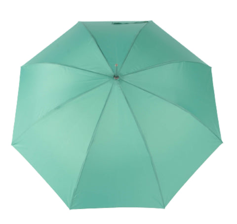 Guarda Chuva 100cm Fazzoletti Verde Abertura Automática Grande Cabo Curvo