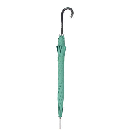 Guarda Chuva 100cm Fazzoletti Verde Abertura Automática Grande Cabo Curvo