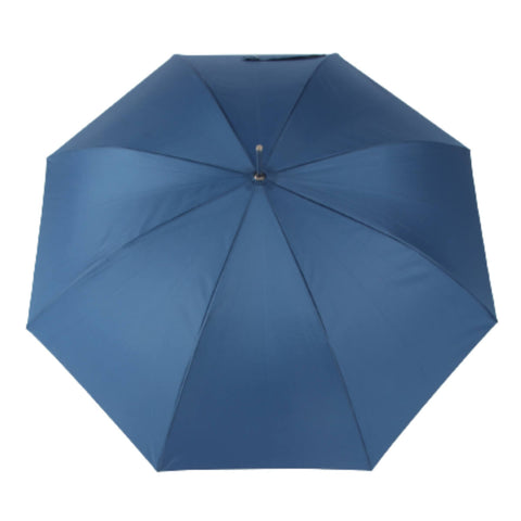 Guarda Chuva 100cm Automático Cabo Curvo Azul Grande Fazzoletti Resistente