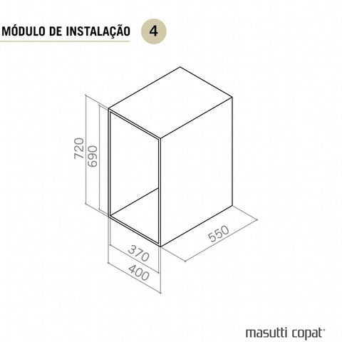 Gaveta Aço Inox Masutti Deslizante Corrediça Cozinha Fruteira Aramada Cozinha Multiuso