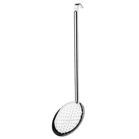 Escumadeira Para Fritura Grande 43cm Restaurante Industrial Pastel Espumadeira Arienzo Aço Inox