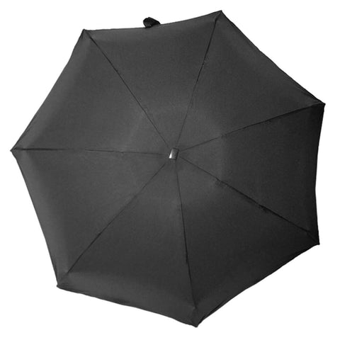 Mini Sombrinha 91cm Guarda Chuva Compacta Fazzoletti Alumínio Preto Manual de Bolsa Pequeno
