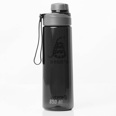 Garrafa para Água Invictus Acqua Snake Preta 850ml em Tritan com Alça para Academia