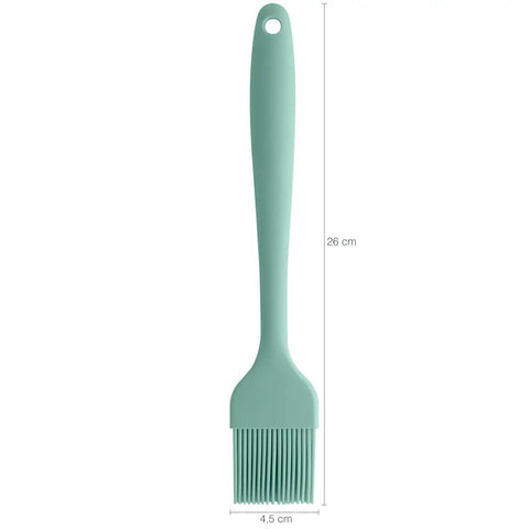 Pincel e Espátula Talheres de Silicone Verde Menta OU 2 Utensílios para Cozinha