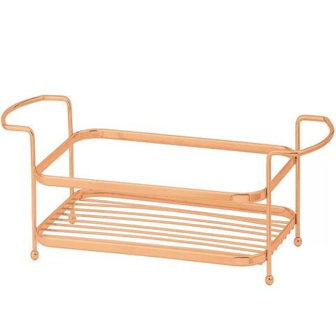 Suporte Porta Temperos e Condimentos Rose Gold 23,5x14cm Passerini Aramado