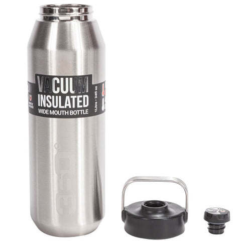 Garrafa Térmica Inox 1 Litro 360º Nautika Sea To Summit Tampa Magnética Prata