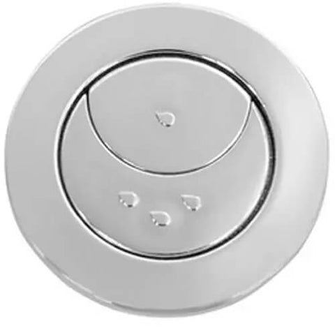 Botão Duplo Cromado Astra para Caixa Acoplada 41 a 48mm de Banheiro Descarga