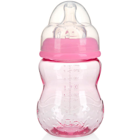 Copo de Transição Antivazamento Núby Infantil Menina 240ml 3m+ Rosa Tampa Alças Removíveis