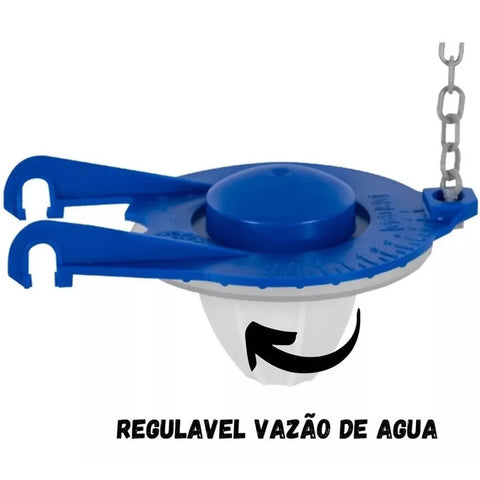Obturador Universal para Válvula de Saída Caixa Acoplada Astra Descarga Reparo