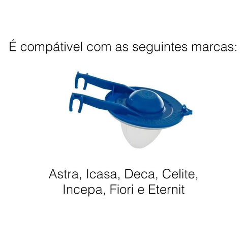 Obturador Universal para Válvula de Saída Caixa Acoplada Astra Descarga Reparo