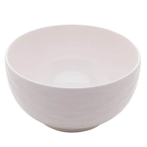 6 Tigelas de Porcelana Brancas Lyor 400ml Bowls Açaí Sobremesa Caldos Sopas