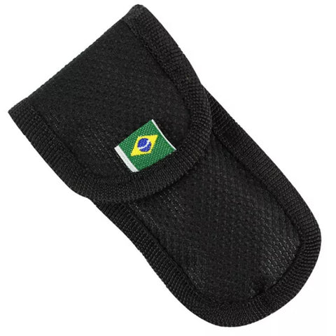 Canivete Diablo Nautika Tático com Duas Lâminas Aço Inox 420 Preto Pescaria Camping com Bainha