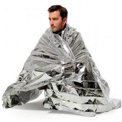Cobertor de Emergência Vernon Azteq  213cm x 132cm Manta Térmica para Acampamentos Trilhas