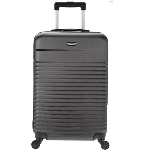 Mala de Bordo Tonin Rígida Rodinhas 360 Viagem Gaia Cappuccino 34x23x55cm Pequena